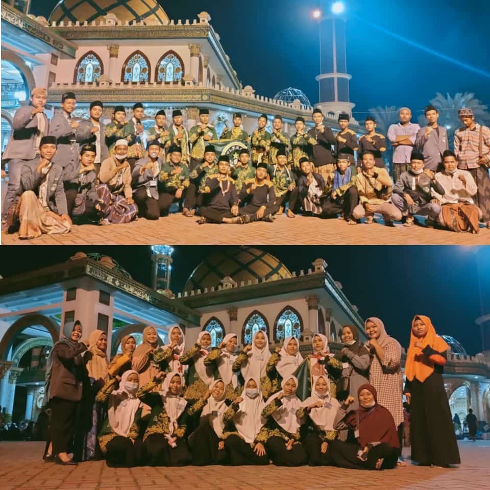 Peserta Lakmud IPNU-IPPNU Labang Baiat di Area Makam Syaikhona Kholil