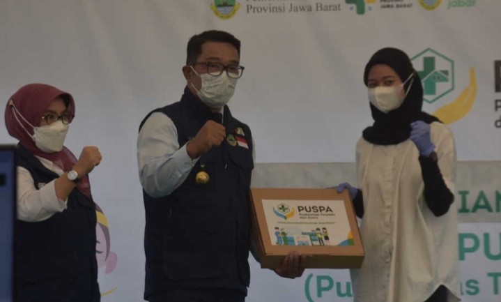 Gubernur Jawa Barat Ridwan Kamil Meresmikan Program PUSPA