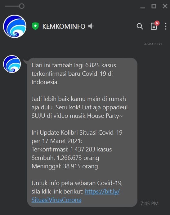 Kemenkes dan Kemkominfo Ajak Masyarakat Tonton MV House Party Super Junior