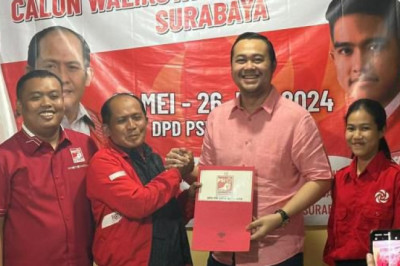 Bayu Airlangga Daftar Bacawali Kota Surabaya dari PSI